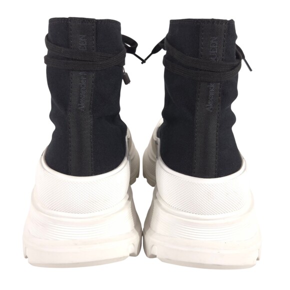 Alexander McQueen Tread Slick High-Top Sneakers US 12 EU 45 Mens Black $890 main image 5